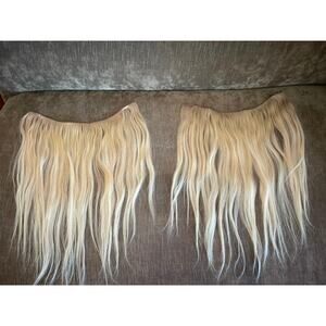 Bello Haven 
Set of 2 WIDE WEFT HAIR EXTENSJONS SEW IN STYLE 
LIGHTEST BLONDE